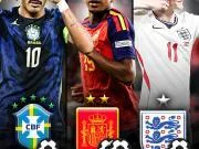 巴萨锋线三人组今日全部在各自国家队取得进球⚽️💥