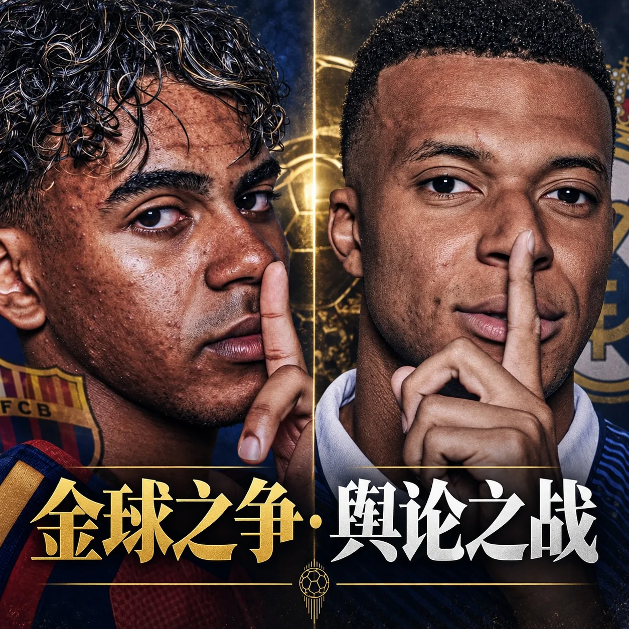 记者：若花钱去看球我选亚马尔，想要防反进球我选姆巴佩