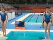 亚运会跳水女子三米板:陈艺文/陈佳夺得金牌