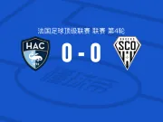 勒阿弗尔0-0昂热，双方互交白卷