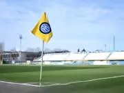 国米U23对阵意老牌球队福贾,福贾球迷涌入,主场变客场