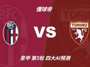 四大AI预测博洛尼亚vs都灵:各家一致看好主队取胜