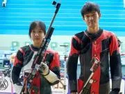 亚运会10米气步枪混团资格赛:王子菲盛李豪破世界纪录晋级决赛