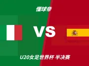 U20女足世界杯角球统计：意大利场均4.4个，西班牙场均13.6个