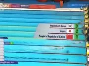 中国队夺得女子4×200米自由泳接力冠军,日本、韩国位列二三