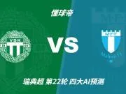 四大AI预测韦斯特罗斯vs马尔默:各家均看好马尔默客胜