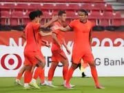 国足亚运队3-0泰国晋级四强,半决赛战韩国且至少再踢两场比赛