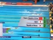 中国夺得男子4x100米自由泳接力冠军 ​​​，张展硕加冕6冠王