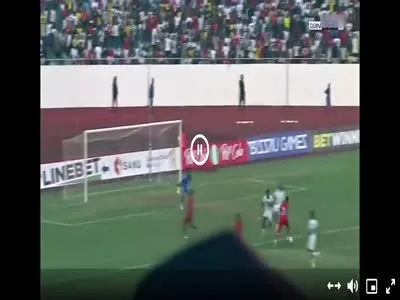 在几内亚比绍3-0尼日利亚的比赛中，阿尔瓦罗-贾...
