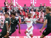 科隆1-1云达不莱梅，马伊纳首开记录，菲尔克鲁格救主