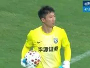 里程碑，武汉三镇门将方镜淇已出战100场中超联赛