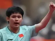 林诗栋：自己真没想到今晚能赢下头哥，而且还是4比0