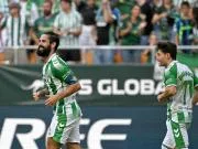 半场:贝蒂斯2-0奥萨苏纳,伊斯科点射,阿布德破门