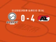 阿尔克马尔4-0大胜阿拉拉特亚美尼亚，韦斯利-帕塔蒂双响，梅尔丁克建功
