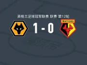 狼队1-0沃特福德,亚当-阿姆斯特朗制胜球