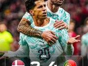 🇵🇹葡萄牙4-2击败丹麦,前中后三线开花,进攻火...