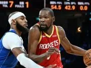 NBA中国赛:火箭135-117独行侠,杜兰特15分,弗拉格半场19+6