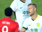 河南连丢4球3-4国安仍保级成功，古斯塔沃2射1传，张稀哲传射