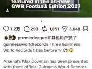 吉尼斯世界纪录ins: 17岁前,就已揽获三项吉...