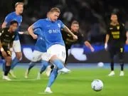 那不勒斯3-0大胜弗罗西诺内,德布劳内双响,诺阿-朗破门