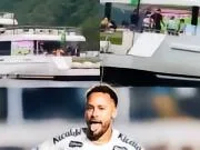 😳一边是球队比赛，一边是内马尔在豪华游艇上观赛🛥...