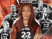 阿贾-威尔逊第5次当选WNBA常规赛MVP,成为首位三连庄得主