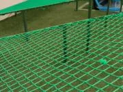 防止球迷冲场受伤?成都蓉城主场看台下设置保护围网