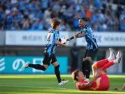 名古屋鲸鱼2-1川崎前锋,山岸祐也、藤井阳也破门